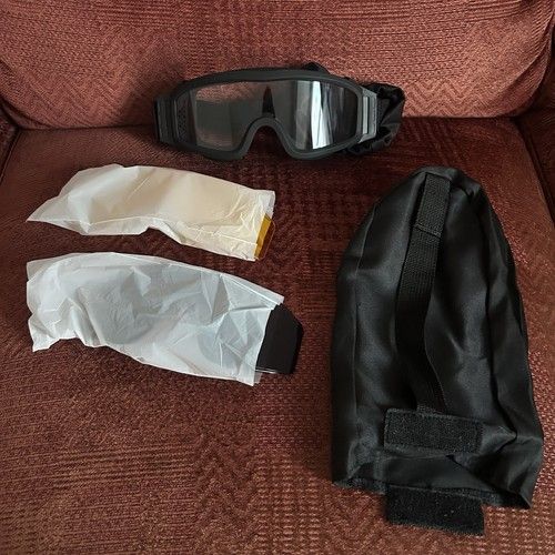 Airsoft Goggles Eye Protection With Lenses Pouch And Elastic Goggle Cover