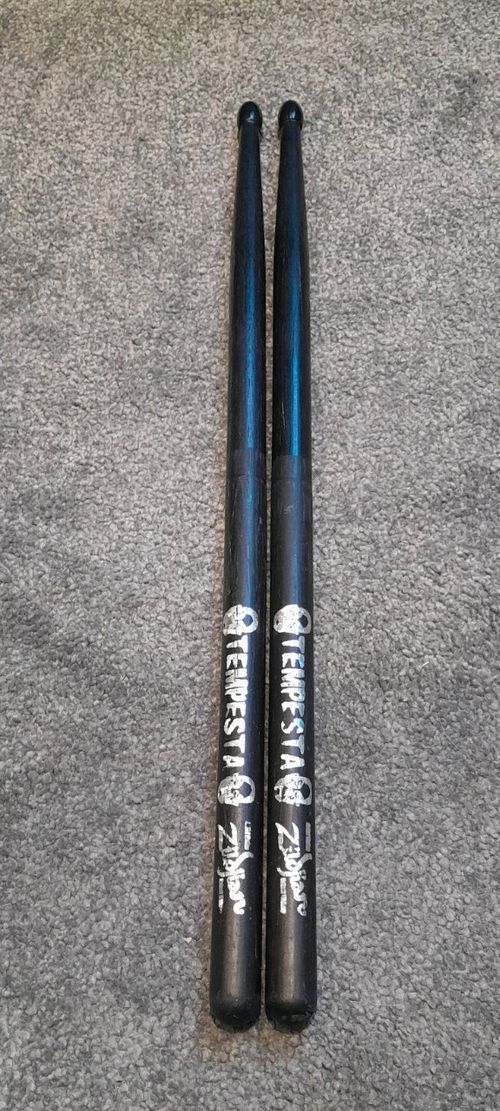 John Tempesta Original Model Drumsticks Cult Rob Zombie White Zombie Rare — image 1
