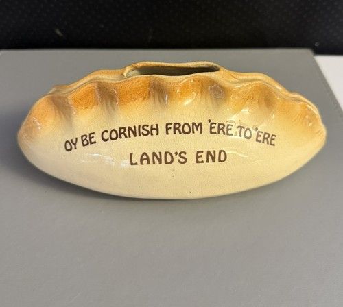 Fantastic Vintage Ceramic Cornish Pasty West Country Ware Pottery Lands end 