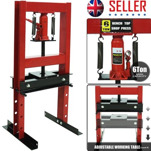 Workshop 6-Ton Floor Hydraulic Bench Press Garage Standing Bearing Press Machine