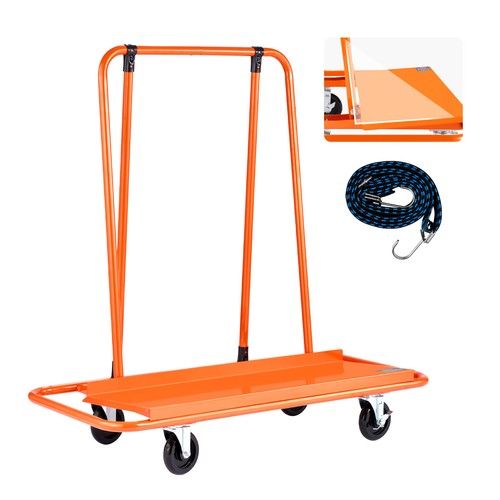 VEVOR Drywall Cart Dolly 816 kg Load Steel Panel Dolly Handling Plasterboard