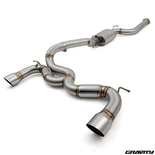3" STAINLESS CAT BACK EXHAUST SYSTEM FOR FORD FOCUS MK2 2.5 ST 225 ST225 2005-11