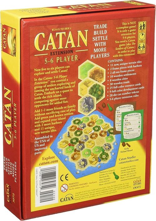 CATAN | Base Game 5-6 Player | Board Game EXTENSION | Ages 10+ | 3-6 Players — image 2