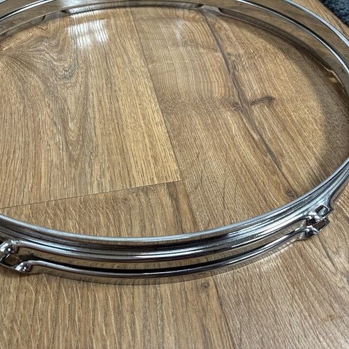 Mapex 16” Metal Tom  Hoops/Rims *6* Lug VG chrome condition