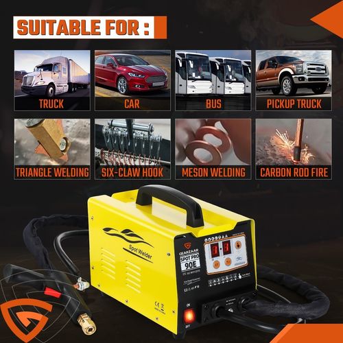 3KW 3800A Spot Welder GEARZAAR Machine Car Body 220V Spotter New Adjustable — image 12