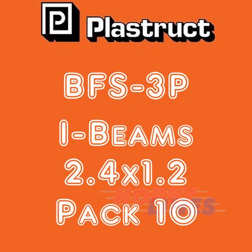 I-BEAMS 1.6mm-15.9mm RSJ strene ABS plastic polystyrene BFS PLASTRUCT
