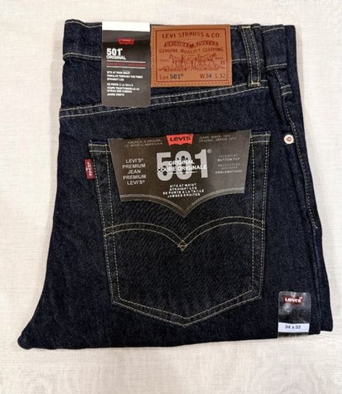 Levi's 501 Original Fit Original Jeans Straight Leg all Sizes
