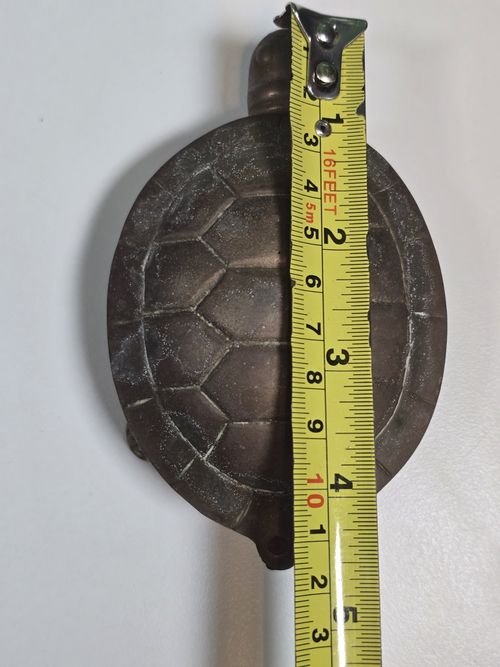 Brass Turtle Trinket Box Hinged Lid Tortoise Ashtray  — image 12
