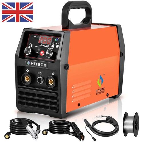 3 IN 1 MIG WELDER INVERTER 200A DC MMA GASLESS TIG ARC MIG WELDING MACHINE 220V