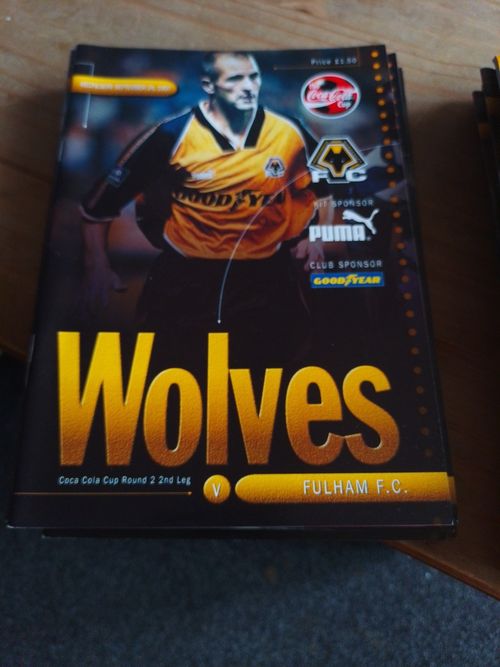 25 X 1997/1998 WOLVES PROGRAMMES WOLVERHAMPTON WANDERERS league & Cup Homes  — image 17