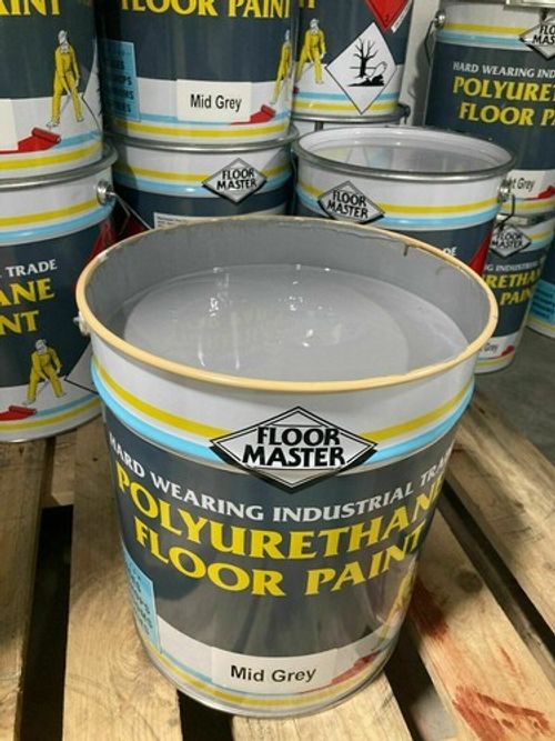 INDUSTRIAL GARAGE/ WAREHOUSE FLOOR PAINT 5/10/20 LITRES VARIOUS COLOURS
