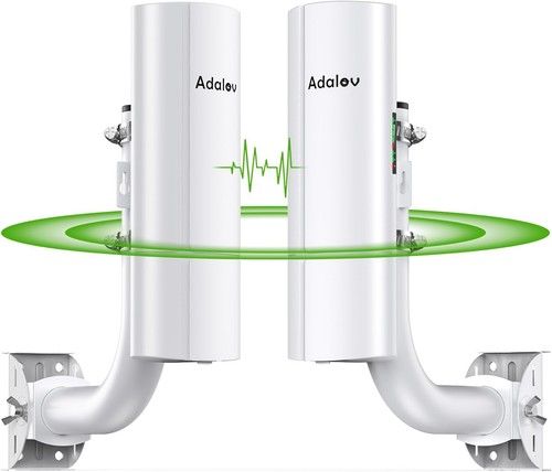 3/5KM Long Range Wifi Extender Outdoor Point to Point Wireless Bridge CPE, IP65