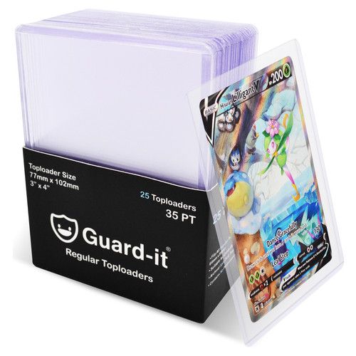 Guard-it Clear Toploaders Hard Rigid Card Sleeves Pokemon/MTG 25, 50, 100 Pack