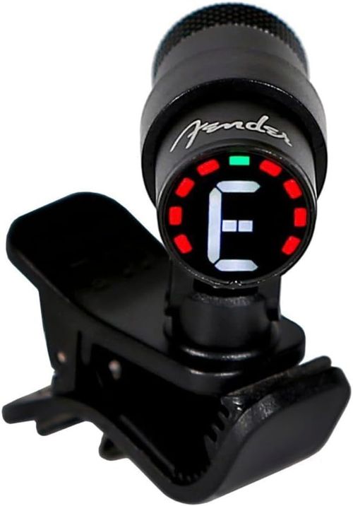 Fender "Bullet" Chromatic Clip-On Tuner for Guitar/Bass, LED Color Screen, Black — image 1