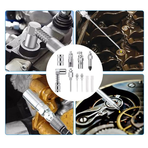 1 Set Grease Nozzle Adapter Grease Gun-Accessory 90 Degree Coupler Adapter Tool — image 8