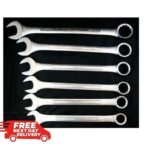 6pc Combination Wrench Spanner Set JUMBO Spanner 33 36 38 41 46 50mm HGV Quality