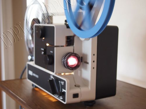 EUMIG 605D SUPER 8 STD 8 CINE MOVIE FILM PROJECTOR FULLY SERVICED — image 3