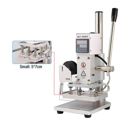 5x7cm Digital Hot Foil Stamping Machine PVC Leather Bronzing Embossing Machine . — image 8