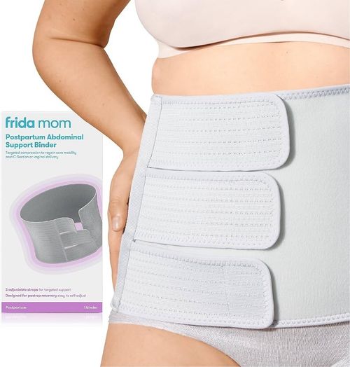 FRIDA MOM Postpartum Abdominal Support Binder Belly C Section Recovery Band Belt — image 2