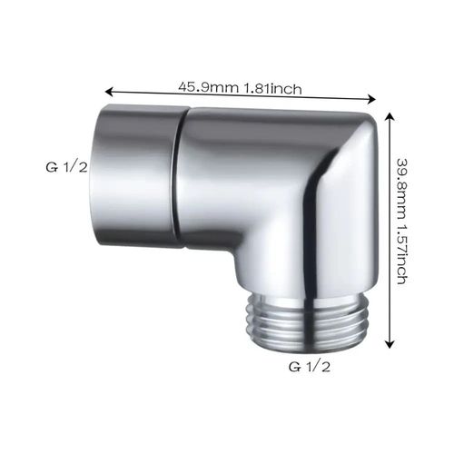 shower hose adapter shower head angle adapter shower elbow 90 degrees — image 6
