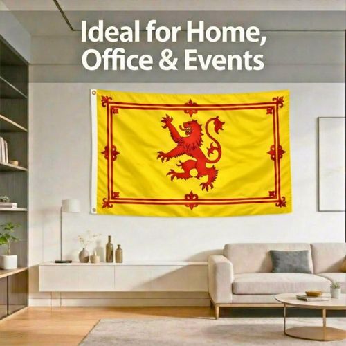 Large Scotland Rampant Lion Flag Rugby Football World Cup Scottish Fan Support — image 7