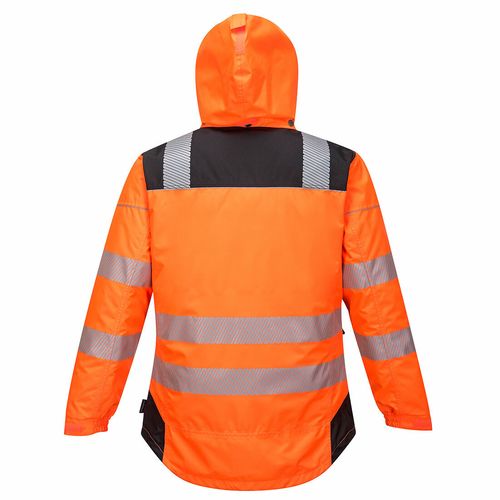 Portwest Premium Hi Vis Winter Jacket - T400 PW3 Waterproof Quilt Lined Coat — image 2
