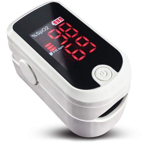 FINGERTIP PULSE OXIMETER BLOOD OXYGEN SATURATION SpO2 LEVELS HEART RATE MONITOR — image 1