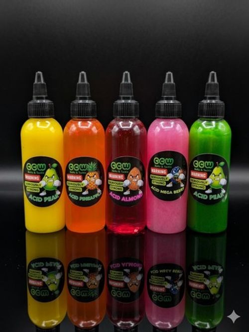 Carp Fishing Glug Goo PVA Friendly x5 Liquid Additive Super Strong Flavours