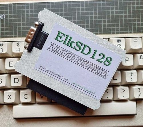 ElkSD128 Acorn Electron SD Memory Card, 128K RAM & Joystick Interface