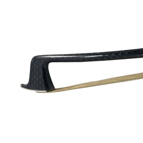 4/4 Violin Bow Carbon Fiber Braided Straight Pernambuco Level Natural Bow Hair — image 10