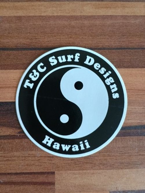 T & C Surf Sticker Decal