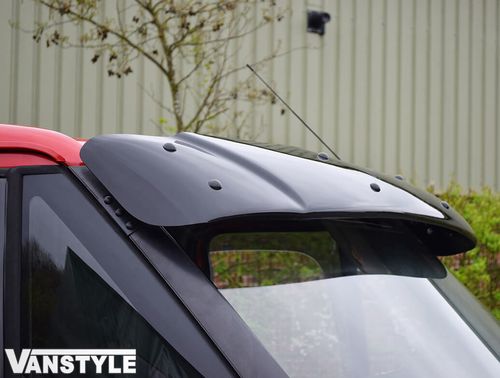FOR FORD TRANSIT MK7 07-13 BLACK SOLID SUNVISOR SUN VISOR WIND DEFLECTOR TOURNEO — image 9