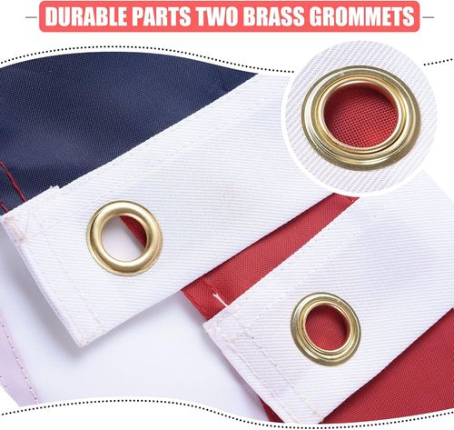 US American Flag 3x5 Quality Made USA Flag Embroidered United States Flag — image 5