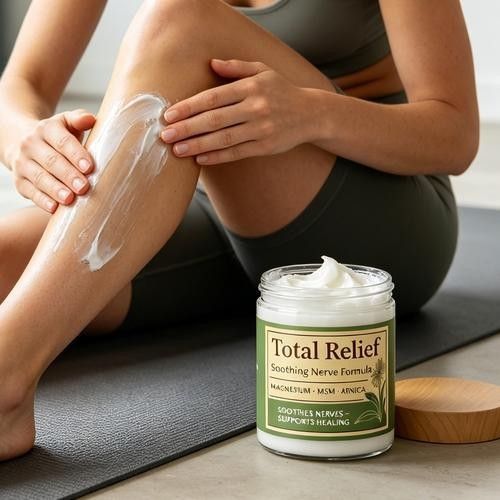 Total Relief Soothing Nerve Formula Skin Soothing Relaxing Magnesium Cream — image 11