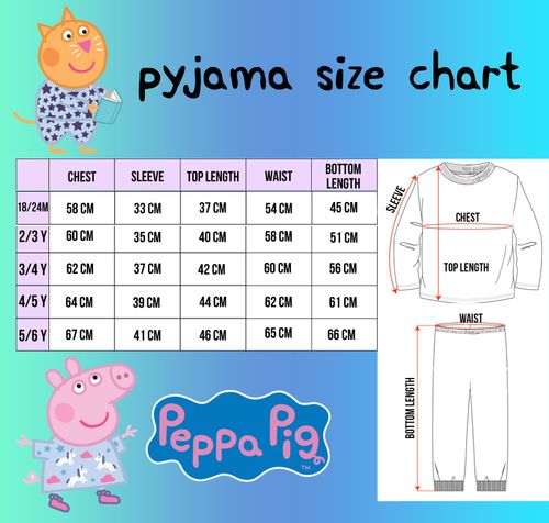 Peppa Pig Personalised  Pyjama for Girls Long Sleeve Winter PJ Set Christmas Gif — image 3
