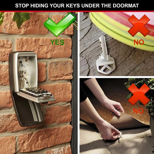 Master Lock 5423EURD Push Button Wall-Mounted Key Safe (12-Digit) 100% ORIGINAL — image 3