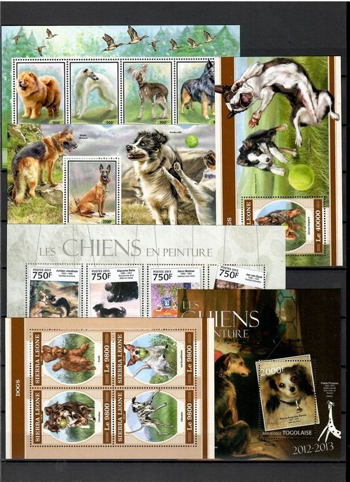 DOG breeds / dogs collection Pt. 3 (countries S - U) - 52 s/s MNH #CNA403 — image 13