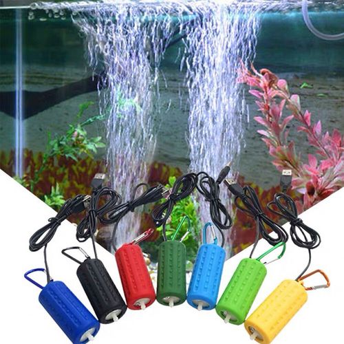 Aquarium Mini Air Pump Fish Tank USB Oxygen Aerator Ultra Silent Saving Energy N — image 3