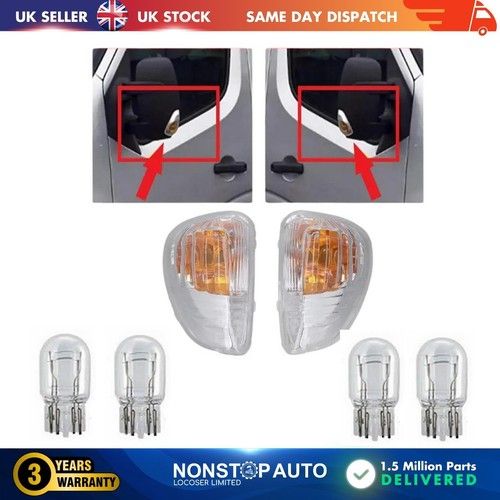 Door Wing Mirror Side Indicator Light Lens Left  Right Side For RENAULT Master