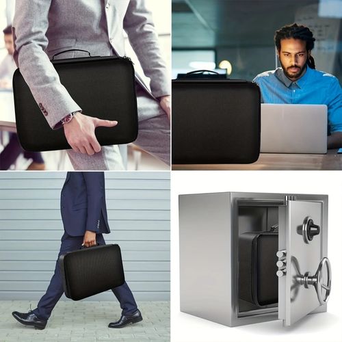 Fireproof Waterproof Document Box with Lock Expandable File Storage Box — image 6