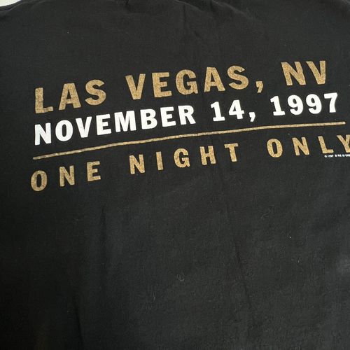 1997 THE BEE GEES vtg Rare Rock Concert 90s Las Vegas Tour T-Shirt Band Promo XL — image 7