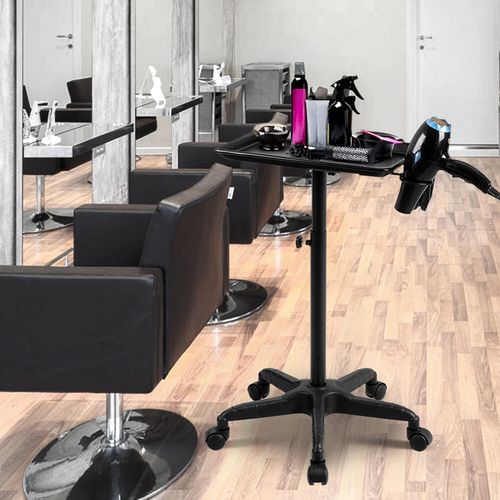 Hair Salon Trolley Stand Adjustable Hair Coloring Tattoo Beauty Salon Tool Cart — image 5