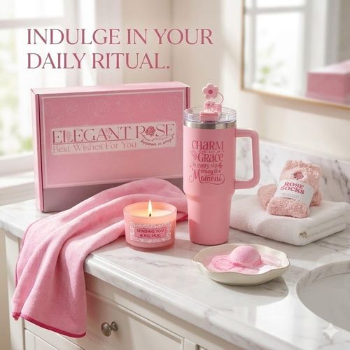 Birthday Pamper Gift Set for Women Spa Bath Hamper Ladies Self Care Box for Her — image 5