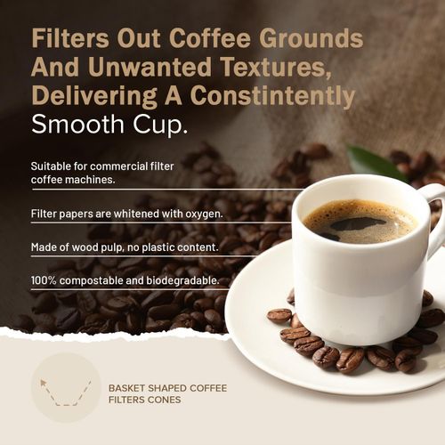 500 Coffee Filter Papers, Commercial, 3 Pint  - Bravilor, Technivorm, Kenco etc — image 3