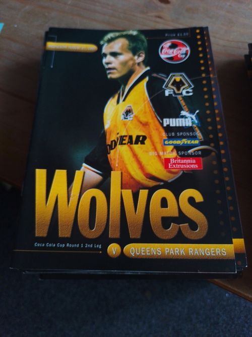 25 X 1997/1998 WOLVES PROGRAMMES WOLVERHAMPTON WANDERERS league & Cup Homes  — image 13