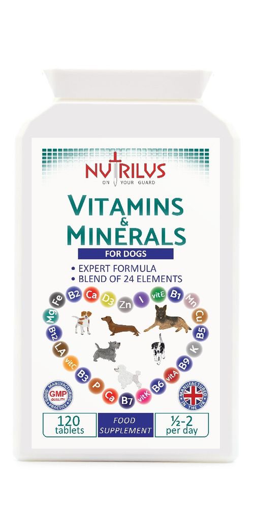 Vitamins and Minerals for Dogs 120 Tablets UK - Chicken - 24 Essential Elements — image 8