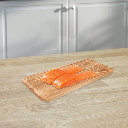 Wooden Serving Trays 3Pcs Coffee Vintage Style for Kitchen Living Room Decor — image 6