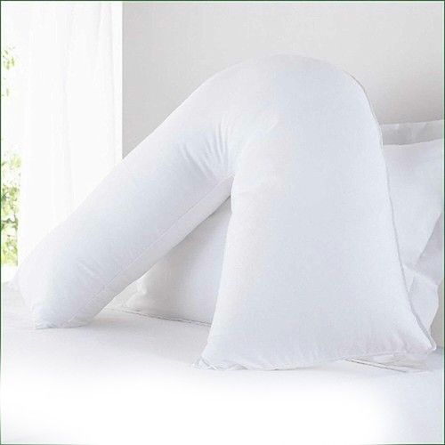 V Shaped Pillow - Extra Filled, Support for Pregnancy Maternity Nursing & Back