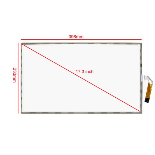 17.3inch 5 Wire Resistive Touch Panel Screen for 17.3" 1920x1080 LCD Panel 5pin — image 2