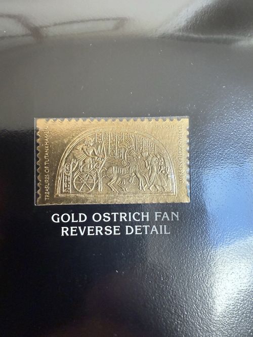 Collection Of 21 solid  Gold Stamps And 20 First Day Covers From Staffa Scotland — image 24